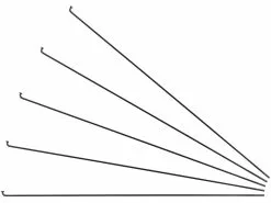 Sapim Leader J-Bend Spokes + Nipples - 5-Pack